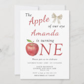 De appel van ons oog eerste verjaardag kaart (Voorkant)