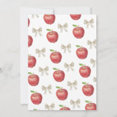 De appel van ons oog eerste verjaardag kaart (Achterkant)