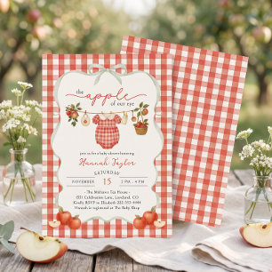De Appel van ons Oog Herfst Baby Shower Kaart