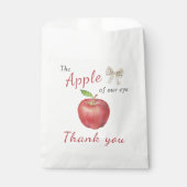 De appel van ons oog Kids verjaardagsfeestje bedan Bedankzakje (Voorkant)