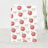 De appel van ons oog Kinderverjaardagsfeestje dank Bedankkaart (Achterkant)