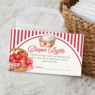 De Appel Van Ons Oog Luier Raffle Baby Shower Informatiekaartje