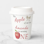 De appel van ons oog verjaardagsfeestje voor kinde papieren bekers (Voorkant)