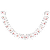 De appel van ons oog verjaardagsfeestje voor kinde vlaggetjes (Alle)