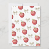 De appel van ons oog Waterverf Baby shower Kaart (Achterkant)