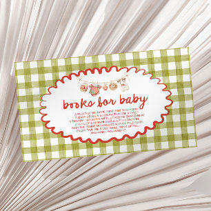 De Appel Van Ons Oog Whimsical Herfst Baby Shower Informatiekaartje