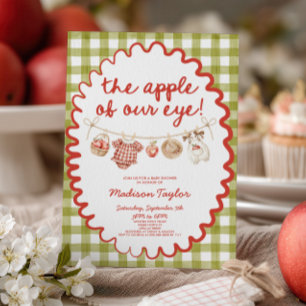 De Appel Van Ons Oog Whimsical Herfst Baby Shower Kaart