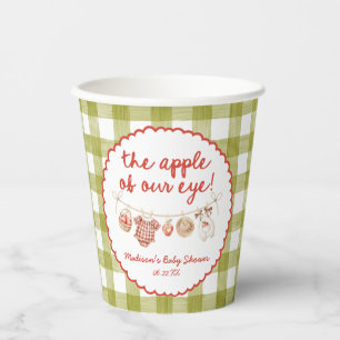De Appel Van Ons Oog Whimsical Herfst Baby Shower Papieren Bekers