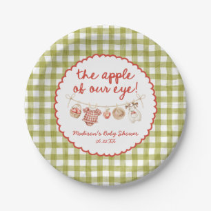De Appel Van Ons Oog Whimsical Herfst Baby Shower Papieren Bordje