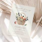 De appel van onze Eye Autumn Baby shower Invitatio Kaart