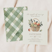 De appel van onze Eye Autumn Baby shower Invitatio Kaart