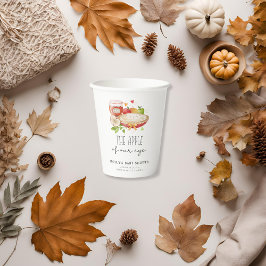 De appel van onze Eye Baby shower Paper Cup Papieren Bekers