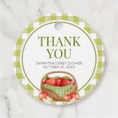 De appel van onze Eye Baby shower Ronde Bedankjes Labels (Voorkant)