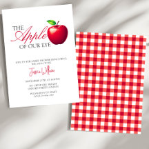 De appel van onze Eye Herfst Baby shower