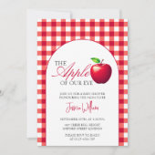 De appel van onze Eye Herfst Baby shower Kaart (Voorkant)