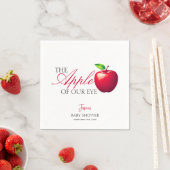 De appel van onze Eye Herfst Baby shower Servet (Insitu)