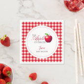 De appel van onze Eye Herfst Baby shower Servet (Insitu)