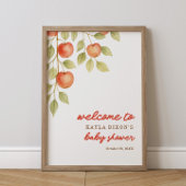 De appel van onze Eye Herfst Welcome Sign Poster