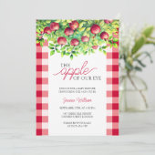 De appel van onze Eye Thanksgiving Baby shower Kaart (Staand voorkant)