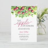 De appel van onze Eye Thanksgiving Baby shower Kaart (Staand voorkant)