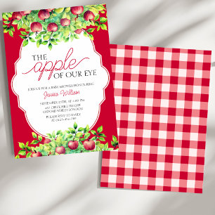 De appel van onze Eye Thanksgiving Baby shower Kaart