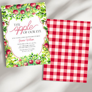 De appel van onze Eye Thanksgiving Baby shower Kaart