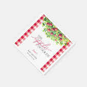 De appel van onze Eye Thanksgiving Baby shower Servet (Hoek)