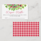 De appel van onze Eye Thanksgiving Luier Raffle Informatiekaartje (Voorkant / Achterkant)