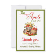 De appel van onze ogen Herfst Oogst Baby shower