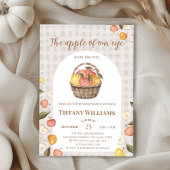 De appel van Onze Oogmand herfst Baby shower Kaart