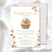 De appel van Onze Oogmand herfst Baby shower Kaart