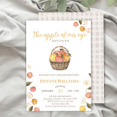 De appel van Onze Oogmand herfst Baby shower Kaart