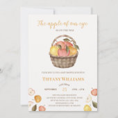 De appel van Onze Oogmand herfst Baby shower Kaart (Voorkant)