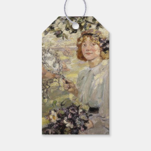 De appelboom (door Bessie MacNicol) Cadeaulabel (Voorkant)