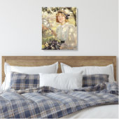 De appelboom (door Bessie MacNicol) Canvas Afdruk (Insitu (Slaapkamer))