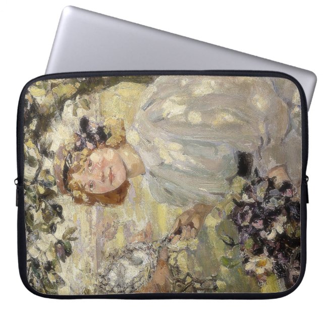 De appelboom (door Bessie MacNicol) Laptop Sleeve (Voorkant)