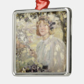 De appelboom (door Bessie MacNicol) Metalen Ornament (Links)