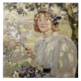 De appelboom (door Bessie MacNicol) Tegeltje