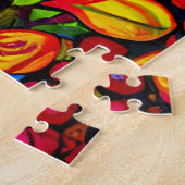 De appelboom surreële digitale kunst legpuzzel (Zijkant)