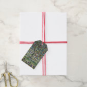 De appelboom (van Gustav Klimt) Cadeaulabel (Met Touw)