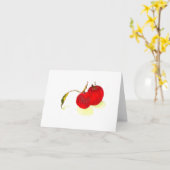 De appelen van de herfst kaart (Gele Bloem)