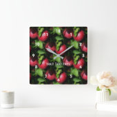 De Appelen van McIntosh op het Patroon van de Vierkante Klok (Huis)