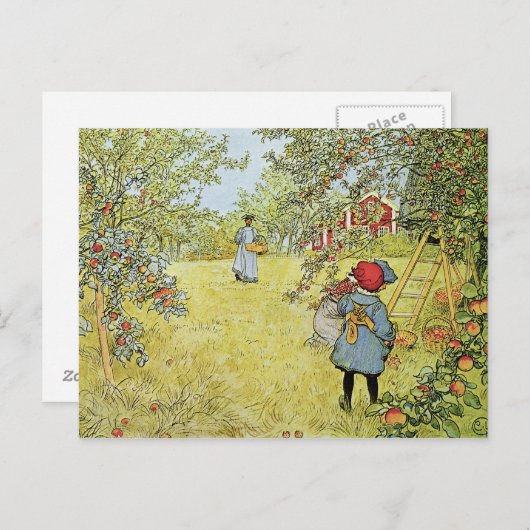 De appeloogst briefkaart (Voorkant / Achterkant)