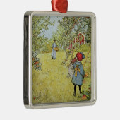 De appeloogst metalen ornament (Rechts)