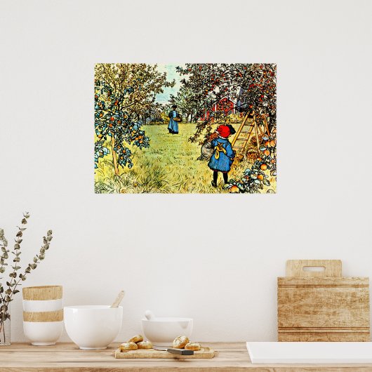 De appeloogst poster (Keuken)