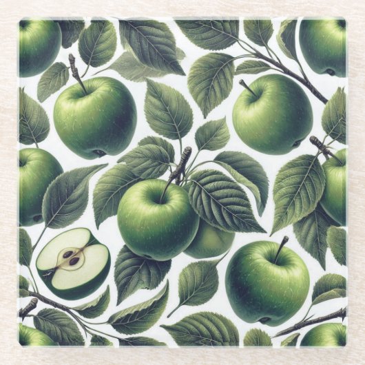 De appels van Eden Glazen Onderzetter (Voorkant)