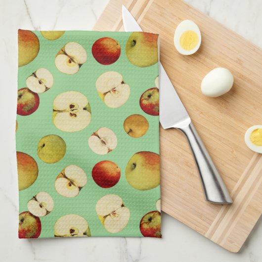 De appels van New York Theedoek (Quarter Fold)