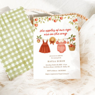 De appels van onze Eye Twin Girls Herfst Baby show Kaart