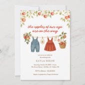 De appels van onze Eye Twin Herfst Herfst Baby sho Kaart (Voorkant)