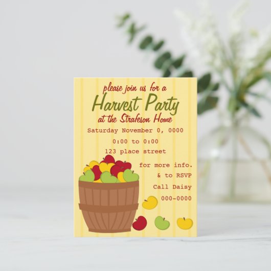 De Apple Baket Kaart (Staand voorkant)